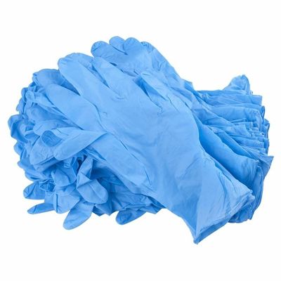 Medizinisches steriles blaues Nitril-Wegwerfhandschuhe groß