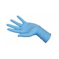 Blaue Wegwerfnitril-Handschuhe pulverisieren freien allgemeinen Gebrauch