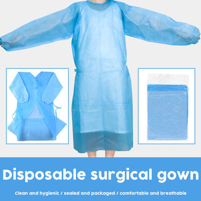 Großhandelsnicht medizinisches Breathable Isolierungs-Wegwerfkleid mit langen Ärmeln