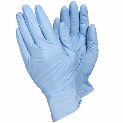 Krankenhaus-blaue Nitril-medizinische Handschuh-gute Empfindlichkeits-ausgezeichneter Riss-Widerstand