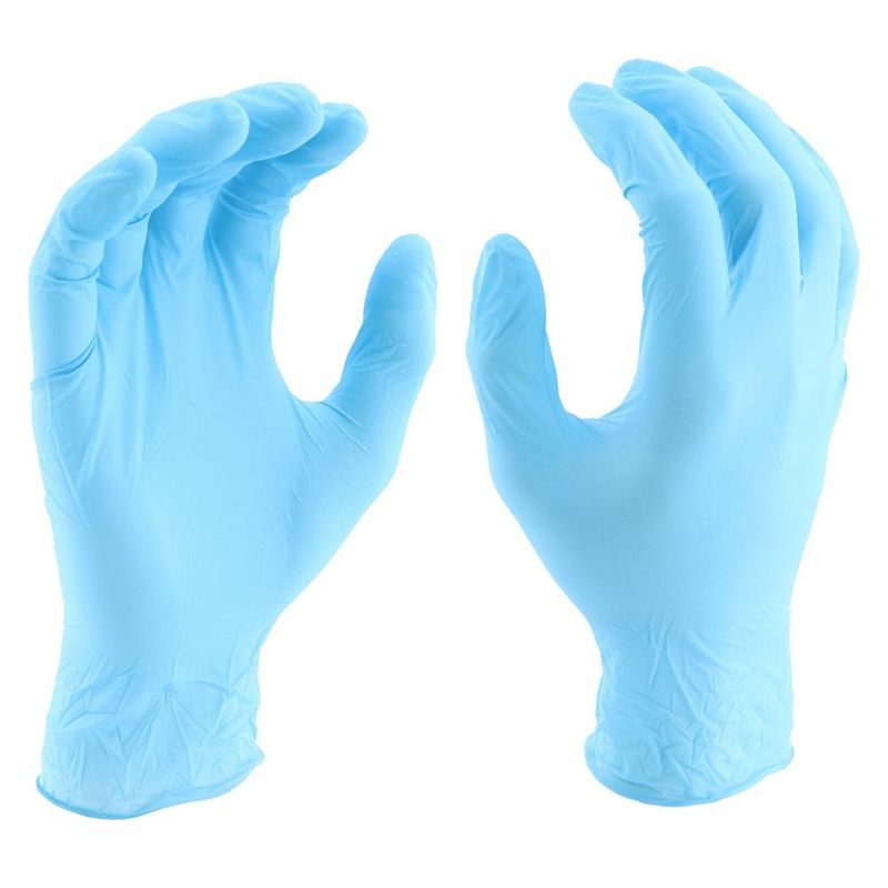 Latex-freie Wegwerfnitril-Handschuhe, wasserdichte Nahrungsmittelgrad-Nitril-Handschuhe