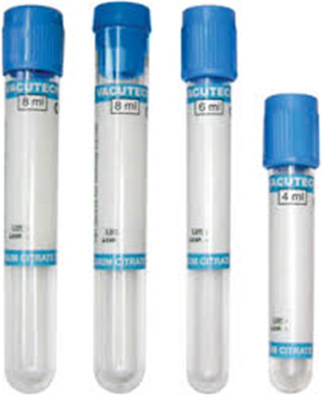 Natriumcitrat-Plasma-Vorbereitungs-hellblaues Spitzenedta-Blutprobe-Rohr