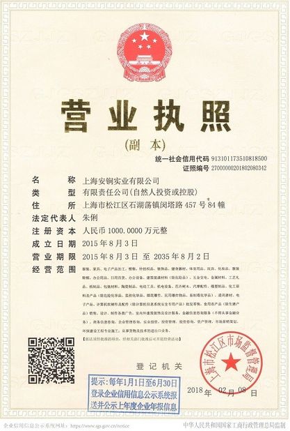 China Ascentet Group Co.,Ltd zertifizierungen